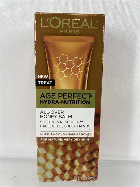 L'OREAL Age Perfect Hydra-Nutrition All Over Honey Balm Very Dry Mature 1.7oz