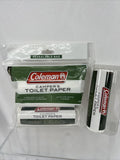 Coleman Camper's Toilet Paper 4-Rolls 2-Ply Sealed Bag Hike