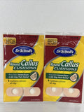 (2) Dr. Scholl's Round Callus Cushions All Day Relief Latex Foam 6pk