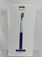 Smile Direct Club Electric Toothbrush Blurple Brushed Metal w/ Mount Battery NIB