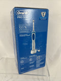 Oral-B Pro 500 White Electric Rechargeable Toothbrush Precision Clean Timer