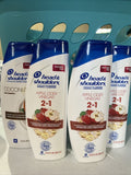 (4) Head & Shoulders Apple Cider Coconut 2in1Dandruff Shampoo Conditioner 13.5oz