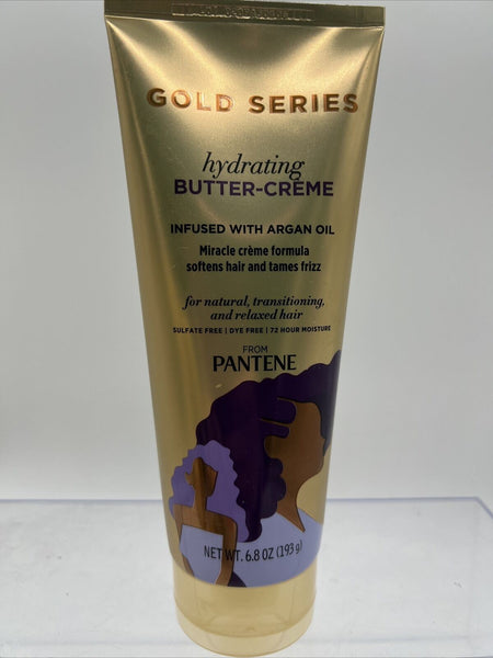 Pantene Pro-V Gold Series Hydrating Butter-Creme Argan Oil 6.8oz For Dry Hair