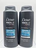 (2) Dove Men + Care 2-in-1 Hydration Fuel Shampoo and Conditioner - 20.4 fl oz