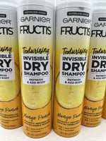 (3) Garnier Fructis Mango Punch Invisible Dry Shampoo Texturizing 3.67oz