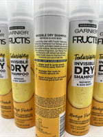 (3) Garnier Fructis Mango Punch Invisible Dry Shampoo Texturizing 3.67oz