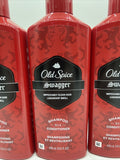 (4) Old Spice Swagger 2-in-1 For The Hair Shampoo & Conditioner 13.5 oz