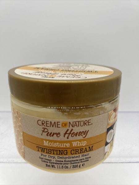 Creme of Nature Pure Honey Moisture Whip Twisting Creme Curl Creamy Shea 11.5oz