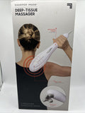 Sharper Image Deep Tissue Massager 3 Changeable Massager Heads Ergonomic Handle