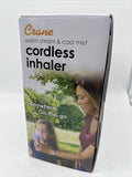 Crane Cordless Rechargeable Warm & Cool Mist Steam Inhaler EE-5948 Allergies