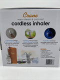 Crane Cordless Rechargeable Warm & Cool Mist Steam Inhaler EE-5948 Allergies