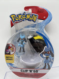 Pokemon Clip'N'Go RIOLU + Ultra Ball Battle Ready Action Figure BRAND NEW