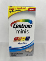 (2) Centrum Minis Men 50+ MultiVitamin Multimineral Immune 160 Tablets 2/23