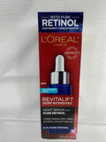 (2) L'Oreal Revitalift Derm Intensives Night Serum .3% Pure Retinol wrinkle￼ 1oz