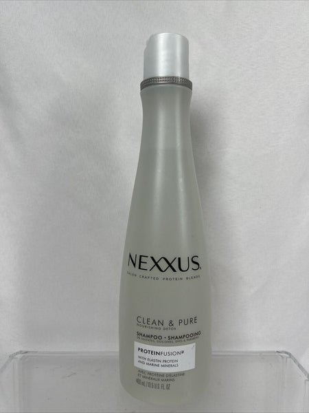 Nexxus Clean & Pure Shampoo, Nourishing Detox ProteinFusion Elastin 13.5 oz