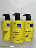 (3) CLEAN & CLEAR Lemon Gel Cleanser Vitamin C Oil Free Face Wash Scrub  7.5oz