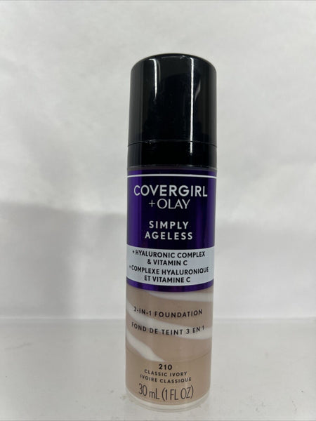 Classic ivory  210￼ CoverGirl + Olay Simply Ageless 3-in-1 Foundation