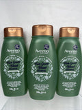 (3) Aveeno Fresh Greens Blend Shampoo 18 oz Thickening Rosemary Mint Cucumber