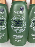 (3) Aveeno Fresh Greens Blend Shampoo 18 oz Thickening Rosemary Mint Cucumber