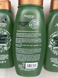 (3) Aveeno Fresh Greens Blend Shampoo 18 oz Thickening Rosemary Mint Cucumber