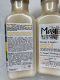 (3)  MAUI STRENGTH & LENGTH CASTOR & NEEM OIL CONDITIONER 13.0OZ
