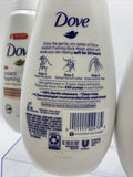 (3) Dove Instant Foaming Body wash Soothing Care Calendula Oils Pump 13.5oz