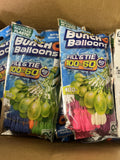 (2) Zuru Bunch O Ballons Water Random Color 100 Self Sealing Instant Fill 200ttl