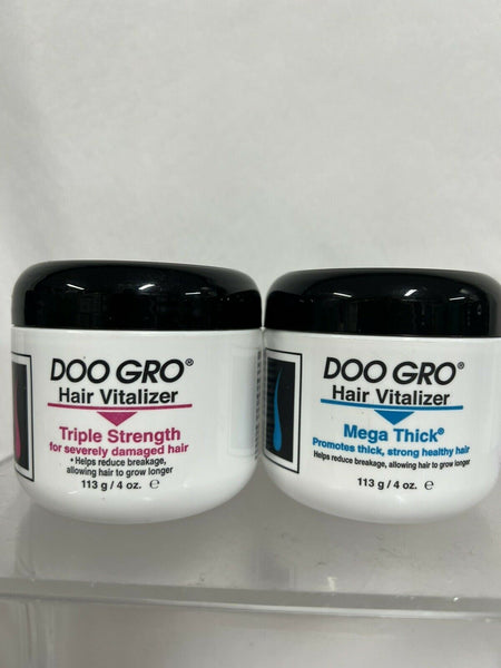 (2)  DOO GRO Hair Vitalizer Triple Strength & Mega Thick Severely Damaged 4oz