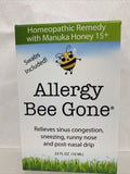 Allergy Bee Gone Honey Nasal Swab Sinus Congestion .33oz 12/23 BUY MORE & Save!