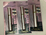 (3) L'Oréal 202 Black Brown  Voluminous Lash Paradise Mascara Washable