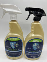 (2) Disinfectant Monofoil D Multi Surface Shield 24 oz Spray Micro gold Pet 99.9