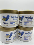 (4) Dove Moisture Boost Pre-Cleanse Shower Butter Moringa Hyaluronic Serum 10oz