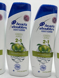 (4)  Head & Shoulders 2-In-1 Green Apple Shampoo & Conditioner 13.5oz