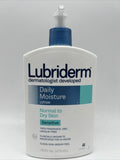 Lubriderm Daily Moisture Body Lotion for Sensitive Dry Enriched Vitamins 16oz