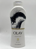 Olay Crushed Charcoal Mint Complex Hydrating Glow Body Wash B3 22oz