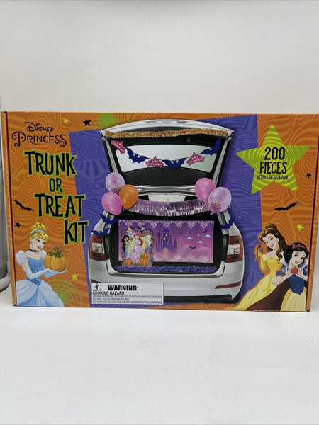 Disney Princess Halloween Trunk Or Treat Party Decor Kit 200 PCs Pumpkin