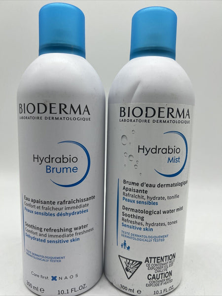 (2) Bioderma Hydrabio Brume Face Mist Cleansing Hydrate Spray 2ND SET SHIP FREE