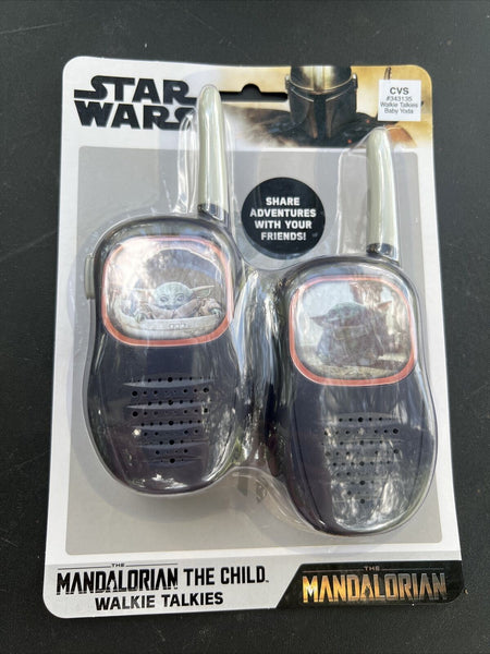 NEW! Star Wars "The Mandalorian" Baby Yoda Walkie Talkies Set  2 Way Radio