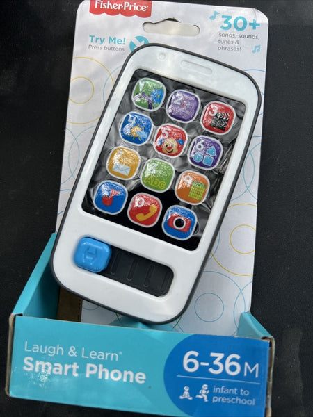 Fisher-Price Laugh & Learn Smart Phone infant preschool 6-36 months Song Count