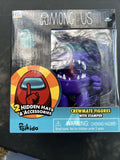 Among Us Purple Crewmate 4.5" figure Stamper Series 1 Toikido 2 Hidden Hats