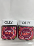 (2) Olly The Perfect Women's Multi Vitamin Blissful Berry 90 Gummies A C D  7/23