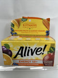 Nature's Way Alive! Energy 50+ multivitamin Bones Heart Immune￼ 60 Ct Each 04/23