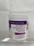 New Chapter Women Magnesium Powder Tart Cherry Lemon Raspberry Supplement 1/23