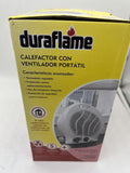 Duraflame Portable Desktop Fan Heater Adjustable 8.5” x 10.25”  New