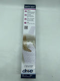 Drive White Bath Safety Mat 15.75" x 35.5" Size Slip Proof Material