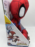 Disney Jr Marvel Spidey & His Amazing Friends 12" Talking Spiderman Plush *READ*