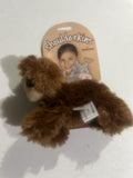 Aurora - Shoulderkins 6" Sloth Brown Furry  Plush Stuffed Animal Companion Bear