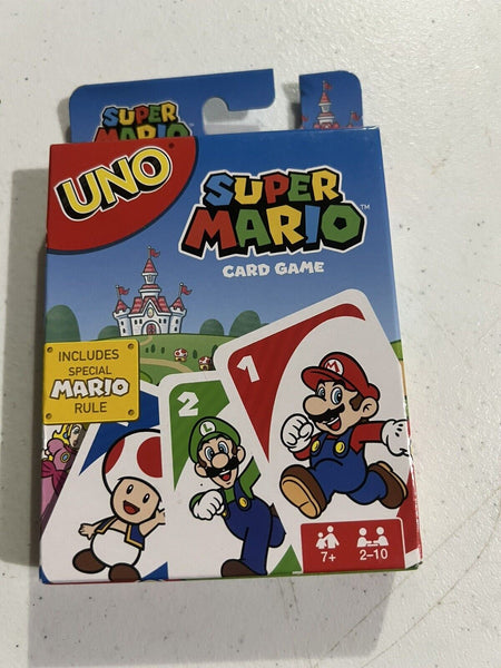 Uno Card Game - 112 Cards - Super Mario Edition Luigi Waluigi Toad Bowser Cards