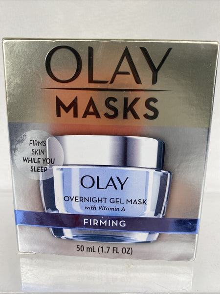 Olay FIRMING Overnight Gel Face Mask Vitamin A Wrinkle Repair Moisturizer 1.7oz