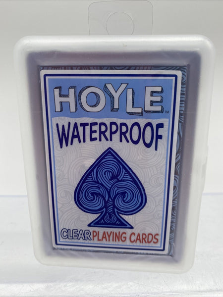 Premium Hoyle Flexible Waterproof Clear Durable Playing Cards 52 Card Deck